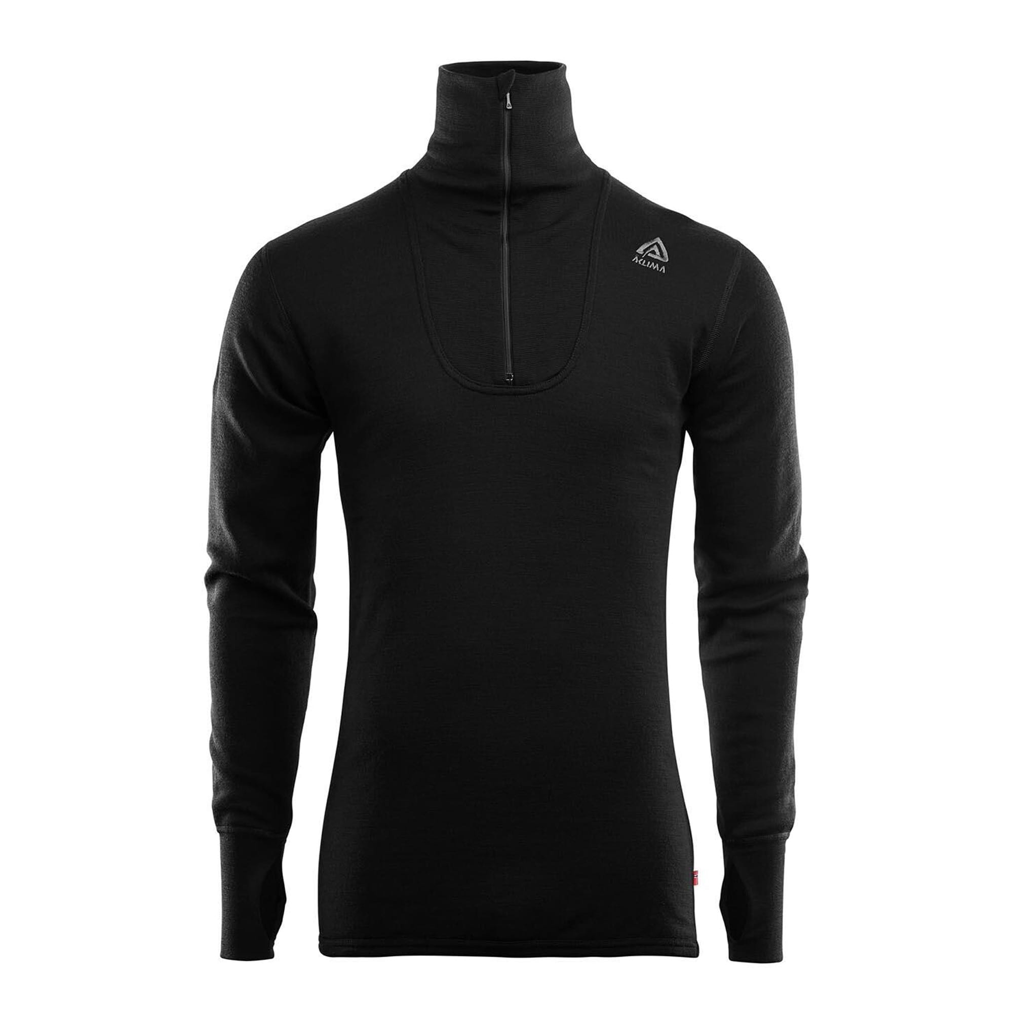 Double Polo Zip Merinould - Trøje