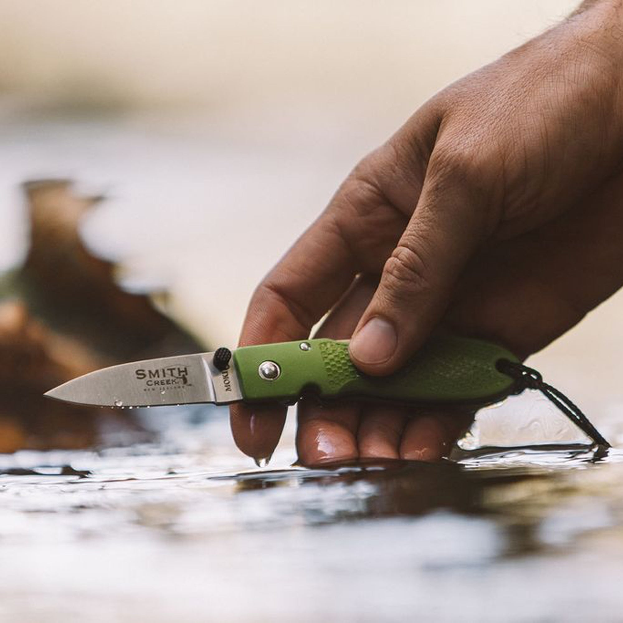 Pike Tooth Foldekniv Kit Mosse Green