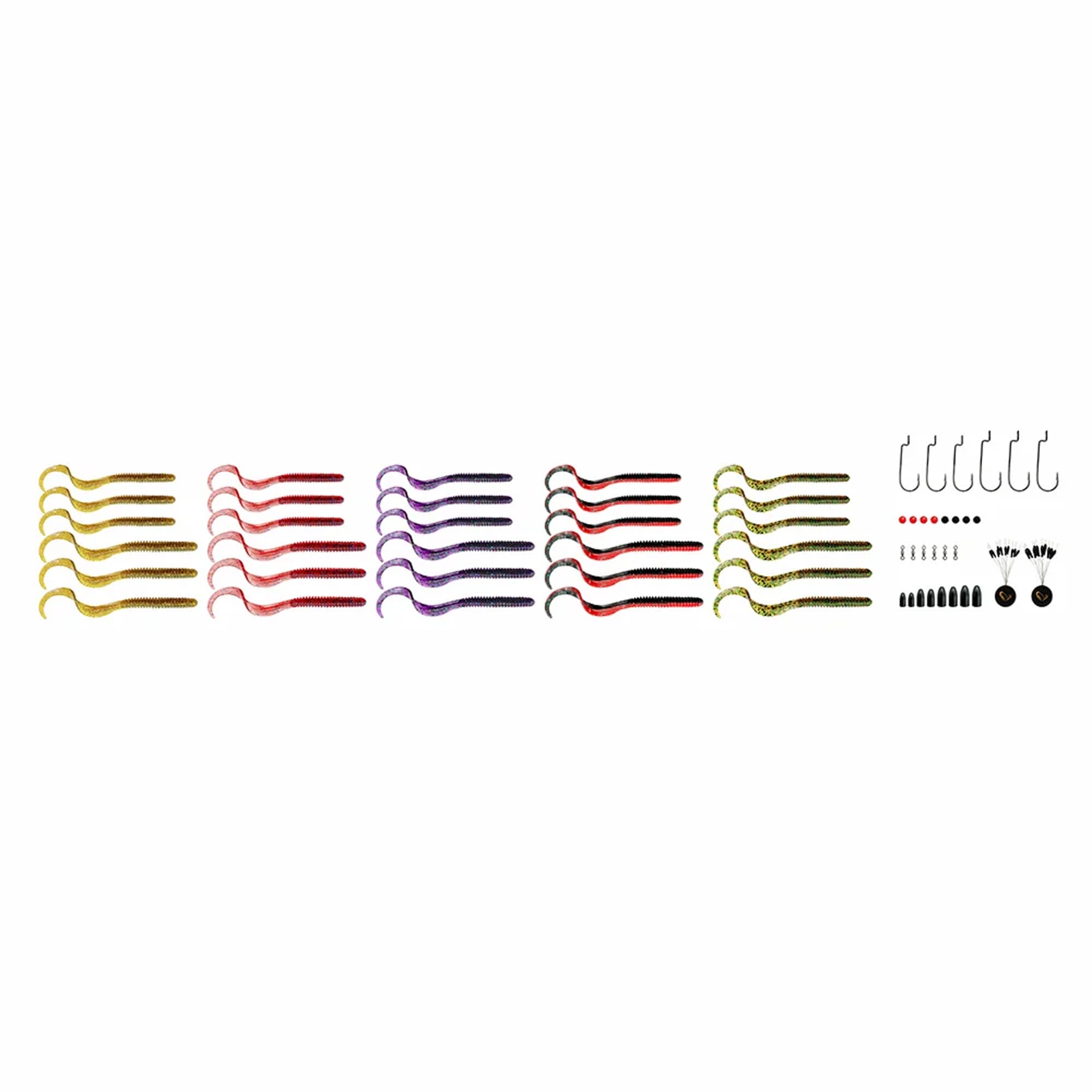 Rib Worm Kit - Sortiment med gummiagn