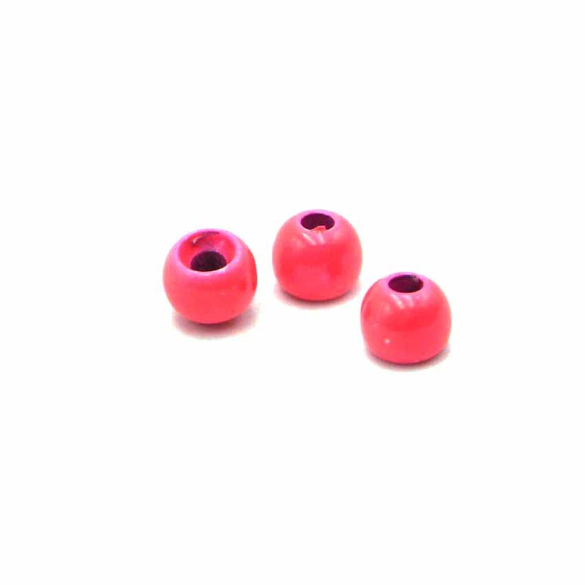 Hot Colour Brass Beads - Fluorescerende Nymfe Kugler