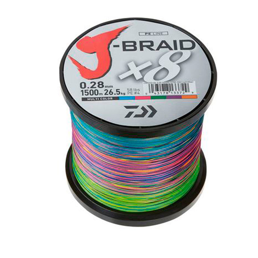 Påspolet - J-braid X8 Fletline