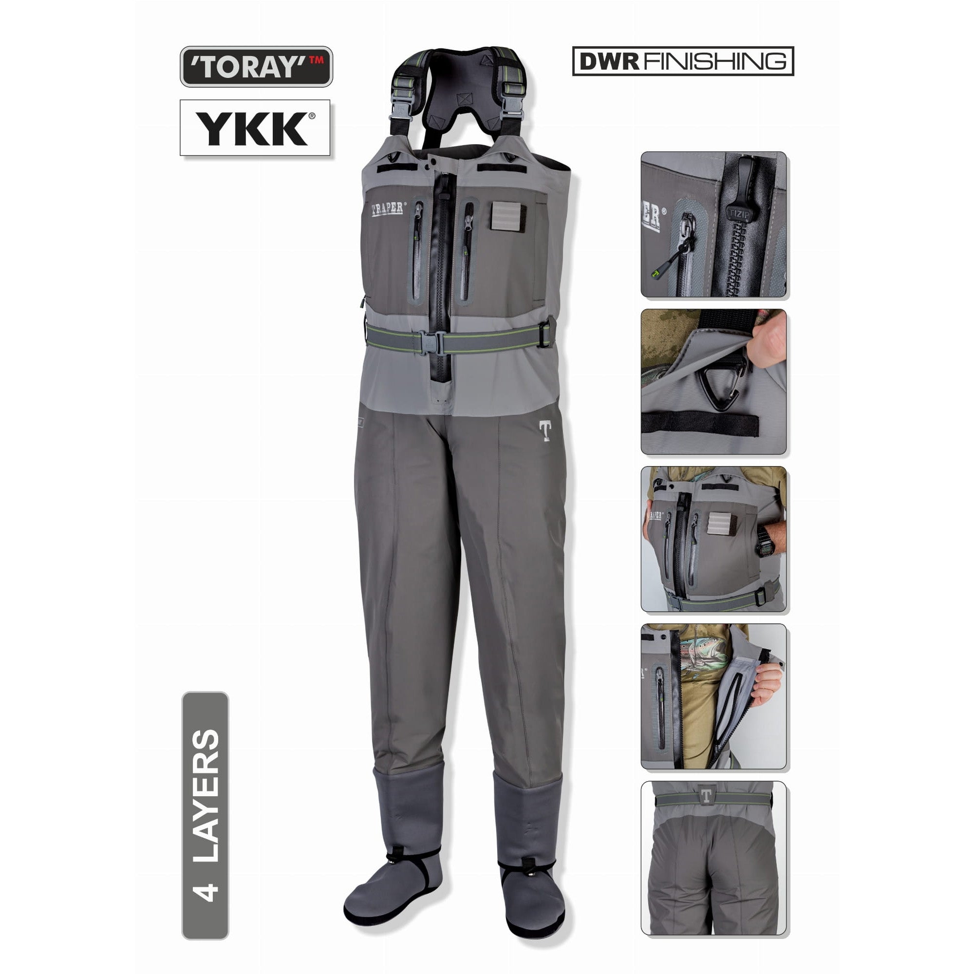 Montana T-zip Waders
